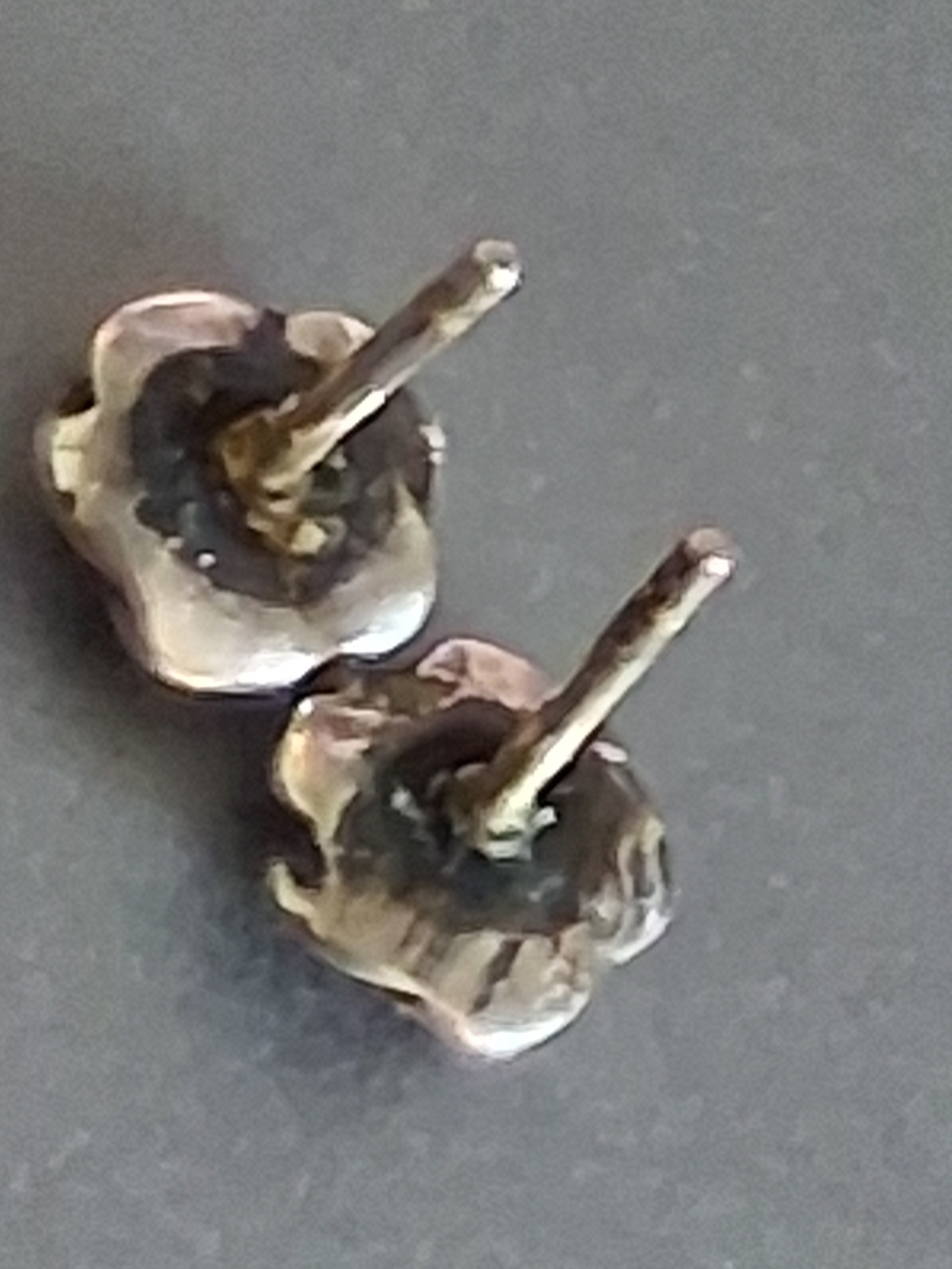 James Avery Sterling Silver Stud Earrings Rose Bud - Picture 3 of 6